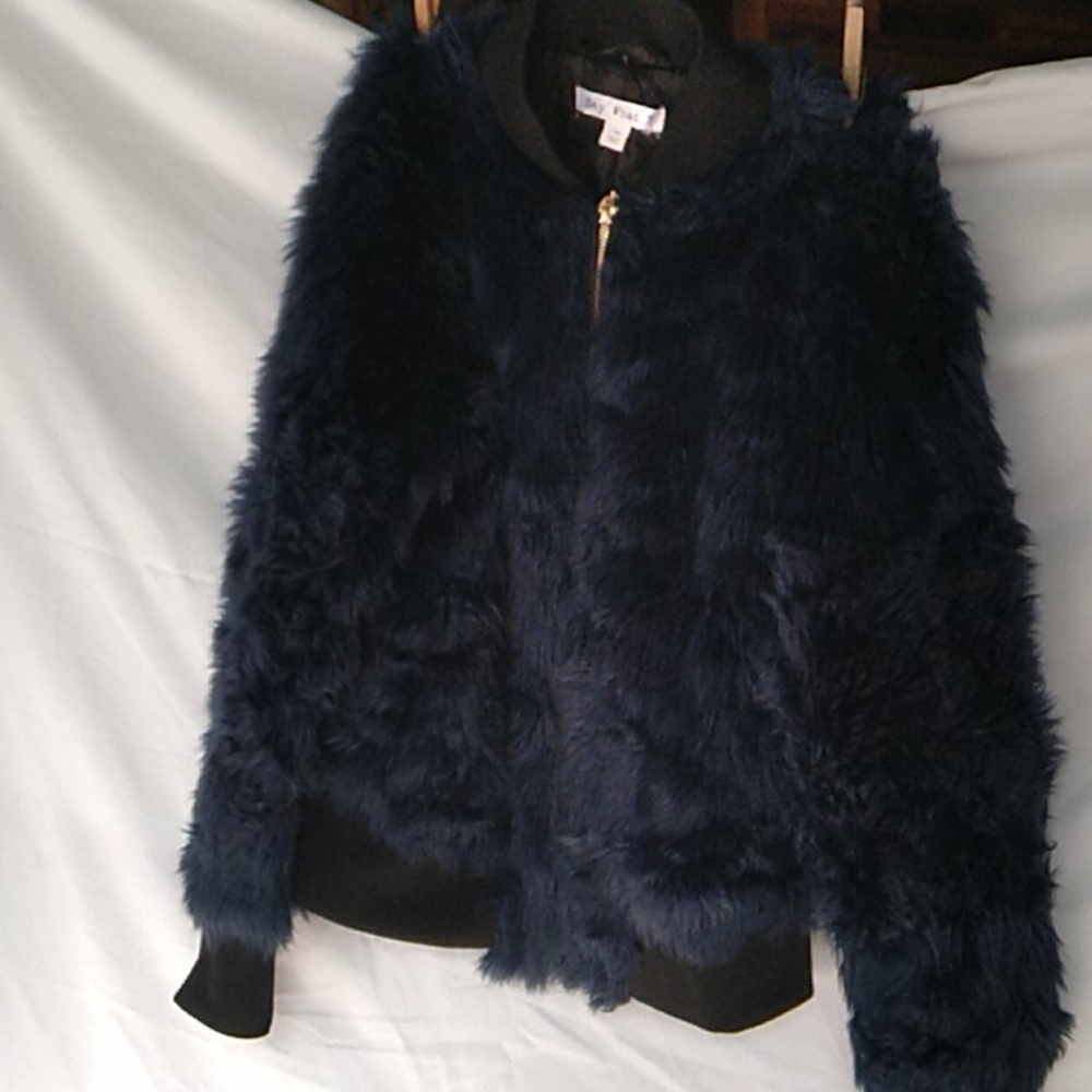 Say What faux fur coat size XSMALL